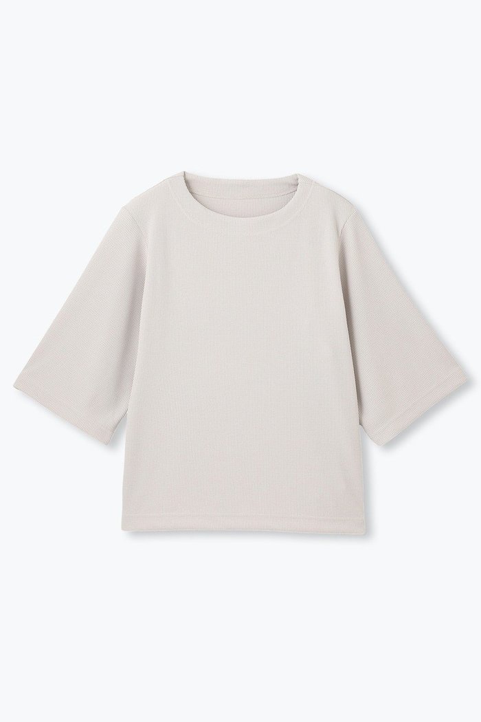 【レリル/lelill】の【日本製】ハイテクワッフルオーバーサイズT インテリア・キッズ・メンズ・レディースファッション・服の通販 founy(ファニー) https://founy.com/ ファッション Fashion レディースファッション Fashion for Women トップス・カットソー Cut & Sew Tops シャツ・ブラウス・オフィスカジュアル Elegant Blouses & Button-Ups ロングTシャツ・Tシャツ Longline T-Shirts & Tees カットソー・ベーシックTシャツ Cut-and-Sewn Tops / Stretch Tees & Basics ショート Short, Short Length スリーブ Sleeve, Long Sleeve / Short Sleeve ワッフル Waffle, Waffle Knit 再入荷 Restock / Back in Stock 夏 Summer 定番 Standard, Basic Item 日本製 Made In Japan |ID: prp329100004620270 ipo3291000000033138858