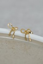 【ガリャルダガランテ/GALLARDAGALANTE】のリボンスタッドピアス ゴールド|ID: prp329100004621121 ipo3291000000035495927