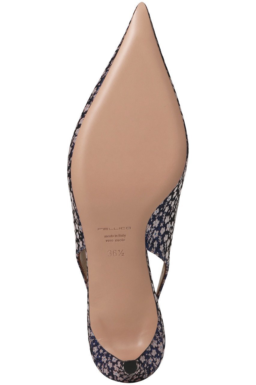 【ペリーコ/PELLICO】の【ELLE SHOP限定】CUORE フラワージャカードバックストラップパンプス 人気、トレンドファッション・服の通販 founy(ファニー) 　ファッション　Fashion　レディースファッション　Fashion for Women　バッグ　Bags　おすすめ　Recommended / Our Picks　アンクル　Ankle-Length Design　ジャカード／ジャガード　Jacquard, Woven Pattern　フラワー　Flower, Floral　マニッシュ　Mannish, Boyish　ラップ　Wrap, Wrap Design　other-6|ID: prp329100004621133 ipo3291000000035375194