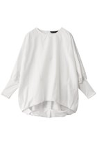 【ミズイロ インド/mizuiro ind】のクルーネックコクーンプルオーバー 人気、トレンドファッション・服の通販 founy(ファニー) ファッション Fashion レディースファッション Fashion for Women トップス・カットソー Cut & Sew Tops シャツ・ブラウス・オフィスカジュアル Elegant Blouses & Button-Ups ロングTシャツ・Tシャツ Longline T-Shirts & Tees カジュアルプルオーバー・ニットトップス Pullovers & Knit Tops / Casual Pullovers カットソー・ベーシックTシャツ Cut-and-Sewn Tops / Stretch Tees & Basics シンプル Simple, Minimal スラックス Slacks, Dress Pants スリーブ Sleeve, Long Sleeve / Short Sleeve デニム Denim, Jeans Material フィット Fit, Slim Fit ロング Long, Long-Length thumbnail off white|ID: prp329100004621141 ipo3291000000036063142