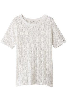 【エリオポール/heliopole】 RUSSELL RACE Tシャツ人気、トレンドファッション・服の通販 founy(ファニー) ファッション Fashion レディースファッション Fashion for Women トップス・カットソー Cut & Sew Tops シャツ・ブラウス・オフィスカジュアル Elegant Blouses & Button-Ups ロングTシャツ・Tシャツ Longline T-Shirts & Tees カットソー・ベーシックTシャツ Cut-and-Sewn Tops / Stretch Tees & Basics 2025年 2025 2025-2026秋冬・A/W Autumn/Winter 2025–26 AW25–26 コンパクト Compact, Small Size ショート Short, Short Length スリーブ Sleeve, Long Sleeve / Short Sleeve ダウン Down, Puffer デニム Denim, Jeans Material ラッセル Raschel, Raschel Lace レース Lace, Lace Fabric エレガント 上品 Elegant A/W・秋冬 Autumn/Winter |ID:prp329100004621143