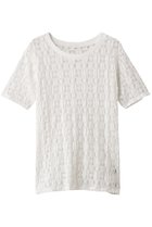 【エリオポール/heliopole】のRUSSELL RACE Tシャツ 人気、トレンドファッション・服の通販 founy(ファニー) ファッション Fashion レディースファッション Fashion for Women トップス・カットソー Cut & Sew Tops シャツ・ブラウス・オフィスカジュアル Elegant Blouses & Button-Ups ロングTシャツ・Tシャツ Longline T-Shirts & Tees カットソー・ベーシックTシャツ Cut-and-Sewn Tops / Stretch Tees & Basics 2025年 2025 2025-2026秋冬・A/W Autumn/Winter 2025–26 AW25–26 コンパクト Compact, Small Size ショート Short, Short Length スリーブ Sleeve, Long Sleeve / Short Sleeve ダウン Down, Puffer デニム Denim, Jeans Material ラッセル Raschel, Raschel Lace レース Lace, Lace Fabric エレガント 上品 Elegant A/W・秋冬 Autumn/Winter thumbnail ホワイト|ID: prp329100004621143 ipo3291000000033154868