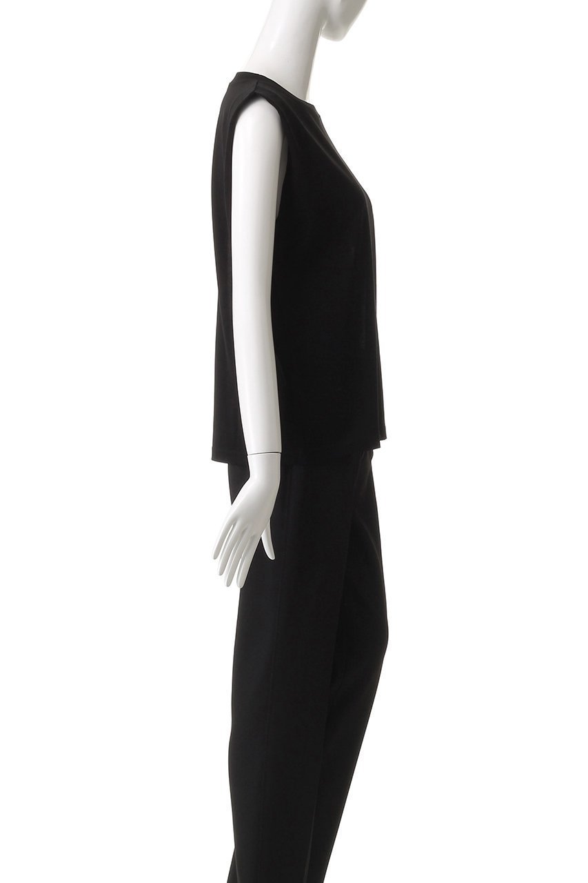 【エリオポール/heliopole】のショルダータックタンクトップ 人気、トレンドファッション・服の通販 founy(ファニー) 　ファッション　Fashion　レディースファッション　Fashion for Women　トップス・カットソー　Cut & Sew Tops　キャミソール&ノースリーブ　Camisoles & Sleeveless Tops　シャツ・ブラウス・オフィスカジュアル　Elegant Blouses & Button-Ups　ロングTシャツ・Tシャツ　Longline T-Shirts & Tees　カットソー・ベーシックTシャツ　Cut-and-Sewn Tops / Stretch Tees & Basics　インナー　Innerwear　キャミソール　Camisole, Spaghetti Strap Top　シンプル　Simple, Minimal　ジャケット　Jacket, Outerwear　タンク　Tank Top, Sleeveless Top　ボトム　Bottoms, Lower Wear　旅行　Travel　other-3|ID: prp329100004621147 ipo3291000000035300645