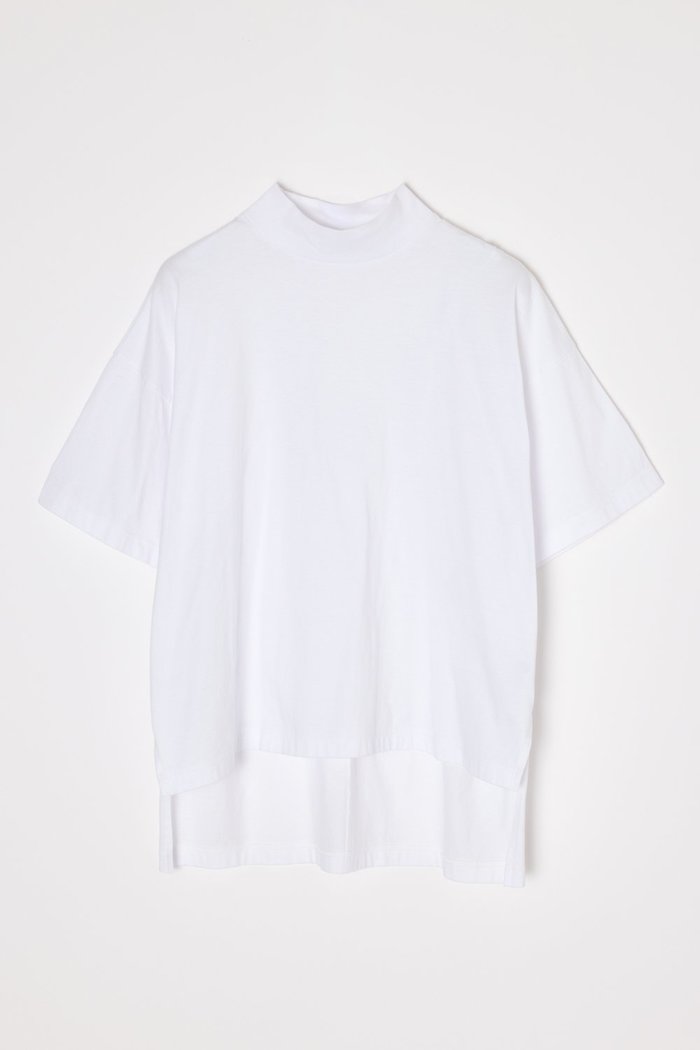 【ナゴンスタンス/nagonstans】のstand loose t-shirt/Tシャツ インテリア・キッズ・メンズ・レディースファッション・服の通販 founy(ファニー) https://founy.com/ ファッション Fashion レディースファッション Fashion for Women トップス・カットソー Cut & Sew Tops シャツ・ブラウス・オフィスカジュアル Elegant Blouses & Button-Ups ロングTシャツ・Tシャツ Longline T-Shirts & Tees カットソー・ベーシックTシャツ Cut-and-Sewn Tops / Stretch Tees & Basics ショート Short, Short Length スタンド Stand Collar, Upright Stand スリーブ Sleeve, Long Sleeve / Short Sleeve ベーシック Basic, Essential エレガント 上品 Elegant |ID: prp329100004621150 ipo3291000000033154910