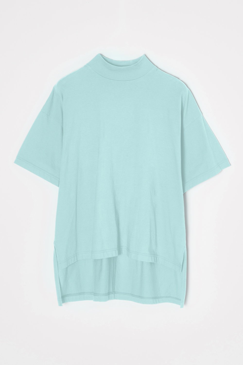 【ナゴンスタンス/nagonstans】のstand loose t-shirt/Tシャツ インテリア・キッズ・メンズ・レディースファッション・服の通販 founy(ファニー) 　ファッション　Fashion　レディースファッション　Fashion for Women　トップス・カットソー　Cut & Sew Tops　シャツ・ブラウス・オフィスカジュアル　Elegant Blouses & Button-Ups　ロングTシャツ・Tシャツ　Longline T-Shirts & Tees　カットソー・ベーシックTシャツ　Cut-and-Sewn Tops / Stretch Tees & Basics　ショート　Short, Short Length　スタンド　Stand Collar, Upright Stand　スリーブ　Sleeve, Long Sleeve / Short Sleeve　ベーシック　Basic, Essential　エレガント 上品　Elegant　新作・新入荷　New Arrivals / New In　Water|ID: prp329100004621150 ipo3291000000033154914