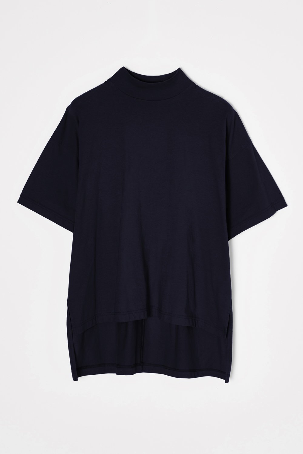 【ナゴンスタンス/nagonstans】のstand loose t-shirt/Tシャツ インテリア・キッズ・メンズ・レディースファッション・服の通販 founy(ファニー) 　ファッション　Fashion　レディースファッション　Fashion for Women　トップス・カットソー　Cut & Sew Tops　シャツ・ブラウス・オフィスカジュアル　Elegant Blouses & Button-Ups　ロングTシャツ・Tシャツ　Longline T-Shirts & Tees　カットソー・ベーシックTシャツ　Cut-and-Sewn Tops / Stretch Tees & Basics　ショート　Short, Short Length　スタンド　Stand Collar, Upright Stand　スリーブ　Sleeve, Long Sleeve / Short Sleeve　ベーシック　Basic, Essential　エレガント 上品　Elegant　新作・新入荷　New Arrivals / New In　Space|ID: prp329100004621150 ipo3291000000033154917
