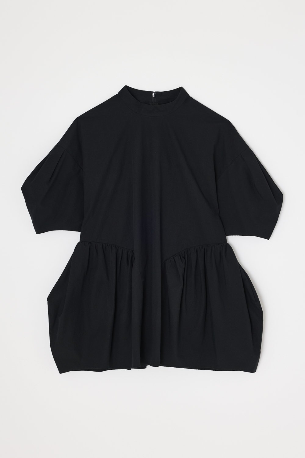 【ナゴンスタンス/nagonstans】のloose puff pullover/プルオーバー インテリア・キッズ・メンズ・レディースファッション・服の通販 founy(ファニー) 　ファッション　Fashion　レディースファッション　Fashion for Women　トップス・カットソー　Cut & Sew Tops　シャツ・ブラウス・オフィスカジュアル　Elegant Blouses & Button-Ups　ロングTシャツ・Tシャツ　Longline T-Shirts & Tees　カジュアルプルオーバー・ニットトップス　Pullovers & Knit Tops / Casual Pullovers　カットソー・ベーシックTシャツ　Cut-and-Sewn Tops / Stretch Tees & Basics　ギャザー　Gathered, Ruffled　スリーブ　Sleeve, Long Sleeve / Short Sleeve　セットアップ　Set-Up, Coordinated Outfit　ロング　Long, Long-Length　Black|ID: prp329100004621158 ipo3291000000033154944
