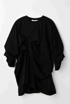 【エンフォルド/ENFOLD】のTUCK T-SHIRT/Tシャツ 人気、トレンドファッション・服の通販 founy(ファニー) ファッション Fashion レディースファッション Fashion for Women トップス・カットソー Cut & Sew Tops シャツ・ブラウス・オフィスカジュアル Elegant Blouses & Button-Ups ロングTシャツ・Tシャツ Longline T-Shirts & Tees カットソー・ベーシックTシャツ Cut-and-Sewn Tops / Stretch Tees & Basics カットソー Cut and Sewn Top ショート Short, Short Length シンプル Simple, Minimal スリーブ Sleeve, Long Sleeve / Short Sleeve ランダム Random, Irregular 再入荷 Restock / Back in Stock thumbnail ブラック|ID: prp329100004621161 ipo3291000000033154956