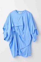 【エンフォルド/ENFOLD】のTUCK T-SHIRT/Tシャツ 人気、トレンドファッション・服の通販 founy(ファニー) ファッション Fashion レディースファッション Fashion for Women トップス・カットソー Cut & Sew Tops シャツ・ブラウス・オフィスカジュアル Elegant Blouses & Button-Ups ロングTシャツ・Tシャツ Longline T-Shirts & Tees カットソー・ベーシックTシャツ Cut-and-Sewn Tops / Stretch Tees & Basics カットソー Cut and Sewn Top ショート Short, Short Length シンプル Simple, Minimal スリーブ Sleeve, Long Sleeve / Short Sleeve ランダム Random, Irregular 再入荷 Restock / Back in Stock thumbnail ライトブルー|ID: prp329100004621161 ipo3291000000033154958