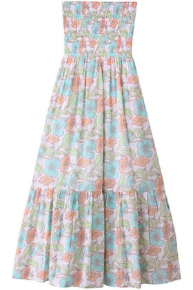 【エスゼット ブロックプリント/SZ Blockprints】 MIRA DRESS FLOWER POWER ベアトップドレス人気、トレンドファッション・服の通販 founy(ファニー) ファッション Fashion レディースファッション Fashion for Women ワンピース Dresses フォーマル・パーティードレス・結婚式用ドレス Elegant & Casual Dresses チュニック Tunic Tops & Dresses チュニック Tunic, Long Top パーティ Party, Party Style リゾート Resort, Vacation Style 夏 Summer 軽量 Lightweight, Ultra Light |ID:prp329100004621172