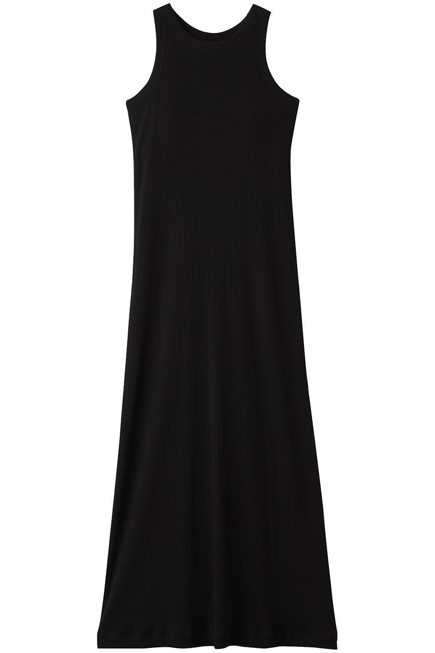 【ミディウミソリッド/MIDIUMISOLID】のpatted rib OP ワンピース インテリア・キッズ・メンズ・レディースファッション・服の通販 founy(ファニー) 　ファッション　Fashion　レディースファッション　Fashion for Women　ワンピース　Dresses　チュニック　Tunic Tops & Dresses　スリット　Slit, Slit Detail　チュニック　Tunic, Long Top　マキシ　Maxi, Full Length　リゾート　Resort, Vacation Style　ロング　Long, Long-Length　夏　Summer　black|ID: prp329100004621177 ipo3291000000035062094