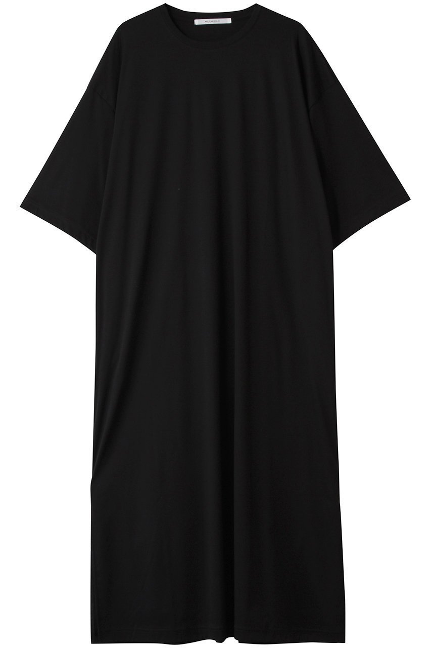 【ミディウミソリッド/MIDIUMISOLID】のrelax slit OP ワンピース インテリア・キッズ・メンズ・レディースファッション・服の通販 founy(ファニー) 　ファッション　Fashion　レディースファッション　Fashion for Women　ワンピース　Dresses　チュニック　Tunic Tops & Dresses　シンプル　Simple, Minimal　スリット　Slit, Slit Detail　チュニック　Tunic, Long Top　リラックス　Relax, Relaxed Fit　ロング　Long, Long-Length　新作・新入荷　New Arrivals / New In　black|ID: prp329100004621179 ipo3291000000033155063