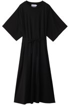 【グラフペーパー/Graphpaper】のTri Spun Cotton Kimono Sleeve Dress/ドレス・ワンピース ブラック|ID:prp329100004621182