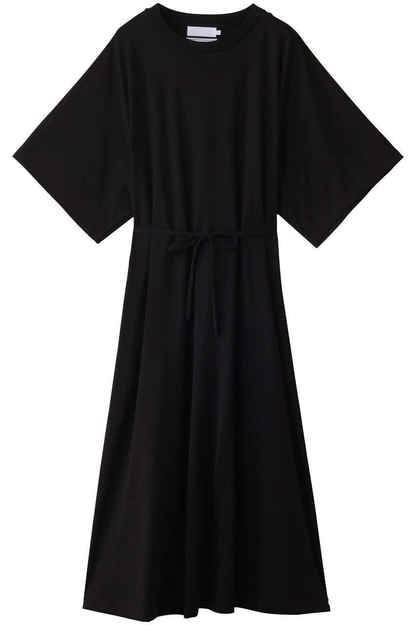 【グラフペーパー/Graphpaper】のTri Spun Cotton Kimono Sleeve Dress/ドレス・ワンピース インテリア・キッズ・メンズ・レディースファッション・服の通販 founy(ファニー) 　ファッション　Fashion　レディースファッション　Fashion for Women　ワンピース　Dresses　フォーマル・パーティードレス・結婚式用ドレス　Elegant & Casual Dresses　チュニック　Tunic Tops & Dresses　2025年　2025　2025-2026秋冬・A/W　Autumn/Winter 2025–26 AW25–26　シンプル　Simple, Minimal　スリット　Slit, Slit Detail　チュニック　Tunic, Long Top　ドレス　Dress, One-Piece　ドレープ　Drape, Draping Fabric　ロング　Long, Long-Length　A/W・秋冬　Autumn/Winter　ブラック|ID: prp329100004621182 ipo3291000000033155087