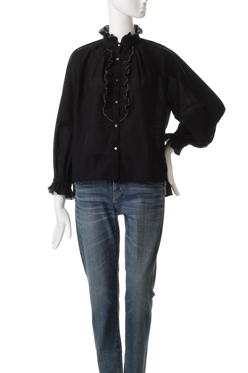【マリリンムーン/MARILYN MOON】のシアージャボレースブラウス 人気、トレンドファッション・服の通販 founy(ファニー) 　ファッション　Fashion　レディースファッション　Fashion for Women　トップス・カットソー　Cut & Sew Tops　シャツ・ブラウス・オフィスカジュアル　Elegant Blouses & Button-Ups　2025年　2025　2025-2026秋冬・A/W　Autumn/Winter 2025–26 AW25–26　おすすめ　Recommended / Our Picks　ギャザー　Gathered, Ruffled　クラシック　Classic, Timeless Style　シアー　Sheer, See-Through　スリーブ　Sleeve, Long Sleeve / Short Sleeve　バランス　Balance, Style Balance　フリル　Frill, Ruffle　モダン　Modern, Contemporary　レース　Lace, Lace Fabric　ロング　Long, Long-Length　夏　Summer　A/W・秋冬　Autumn/Winter　other-2|ID: prp329100004621189 ipo3291000000033155159