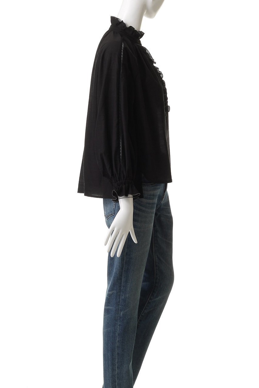 【マリリンムーン/MARILYN MOON】のシアージャボレースブラウス 人気、トレンドファッション・服の通販 founy(ファニー) 　ファッション　Fashion　レディースファッション　Fashion for Women　トップス・カットソー　Cut & Sew Tops　シャツ・ブラウス・オフィスカジュアル　Elegant Blouses & Button-Ups　2025年　2025　2025-2026秋冬・A/W　Autumn/Winter 2025–26 AW25–26　おすすめ　Recommended / Our Picks　ギャザー　Gathered, Ruffled　クラシック　Classic, Timeless Style　シアー　Sheer, See-Through　スリーブ　Sleeve, Long Sleeve / Short Sleeve　バランス　Balance, Style Balance　フリル　Frill, Ruffle　モダン　Modern, Contemporary　レース　Lace, Lace Fabric　ロング　Long, Long-Length　夏　Summer　A/W・秋冬　Autumn/Winter　other-3|ID: prp329100004621189 ipo3291000000033155160