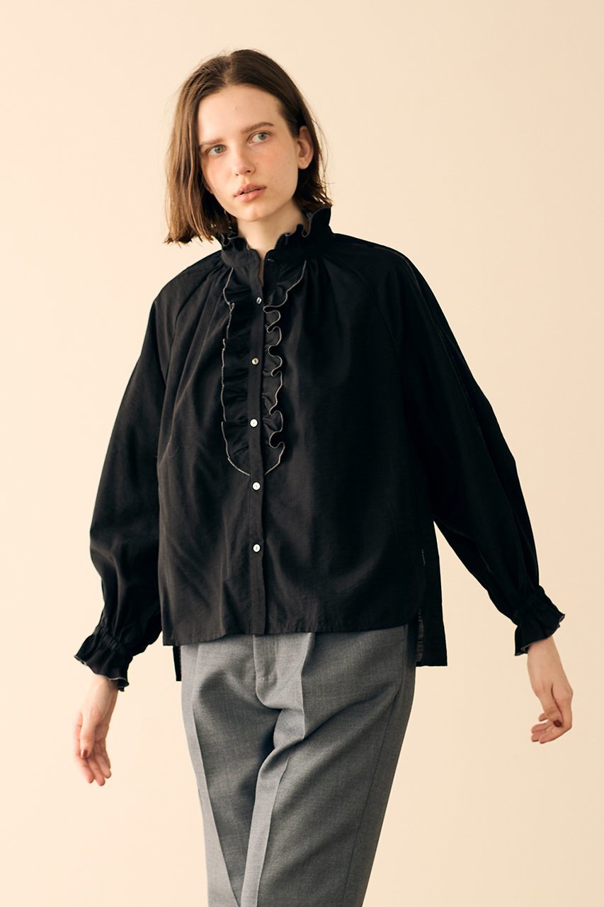 【マリリンムーン/MARILYN MOON】のシアージャボレースブラウス 人気、トレンドファッション・服の通販 founy(ファニー) 　ファッション　Fashion　レディースファッション　Fashion for Women　トップス・カットソー　Cut & Sew Tops　シャツ・ブラウス・オフィスカジュアル　Elegant Blouses & Button-Ups　2025年　2025　2025-2026秋冬・A/W　Autumn/Winter 2025–26 AW25–26　おすすめ　Recommended / Our Picks　ギャザー　Gathered, Ruffled　クラシック　Classic, Timeless Style　シアー　Sheer, See-Through　スリーブ　Sleeve, Long Sleeve / Short Sleeve　バランス　Balance, Style Balance　フリル　Frill, Ruffle　モダン　Modern, Contemporary　レース　Lace, Lace Fabric　ロング　Long, Long-Length　夏　Summer　A/W・秋冬　Autumn/Winter　other-6|ID: prp329100004621189 ipo3291000000033155165