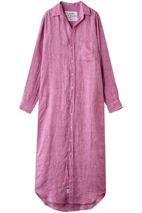 【フランク&アイリーン/Frank&Eileen】 RORY イタリアンリネン パープル ロングシャツ人気、トレンドファッション・服の通販 founy(ファニー) ファッション Fashion レディースファッション Fashion for Women トップス・カットソー Cut & Sew Tops シャツ・ブラウス・オフィスカジュアル Elegant Blouses & Button-Ups スリーブ Sleeve, Long Sleeve / Short Sleeve パープル Purple, Violet リネン Linen, Linen Fabric ロング Long, Long-Length 羽織 Haori, Light Jacket |ID:prp329100004621203