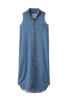 【フランク&アイリーン/Frank&Eileen】のRORY SLEEVELESS イタリアンフェイマスデニム カラーロングシャツ 人気、トレンドファッション・服の通販 founy(ファニー) ファッション Fashion レディースファッション Fashion for Women トップス・カットソー Cut & Sew Tops シャツ・ブラウス・オフィスカジュアル Elegant Blouses & Button-Ups 2025年 2025 2025-2026秋冬・A/W Autumn/Winter 2025–26 AW25–26 スリーブ Sleeve, Long Sleeve / Short Sleeve ダメージ Distressed, Destroyed トレンド Trend, Trending Now ロング Long, Long-Length A/W・秋冬 Autumn/Winter thumbnail インディゴ|ID: prp329100004621205 ipo3291000000033155267