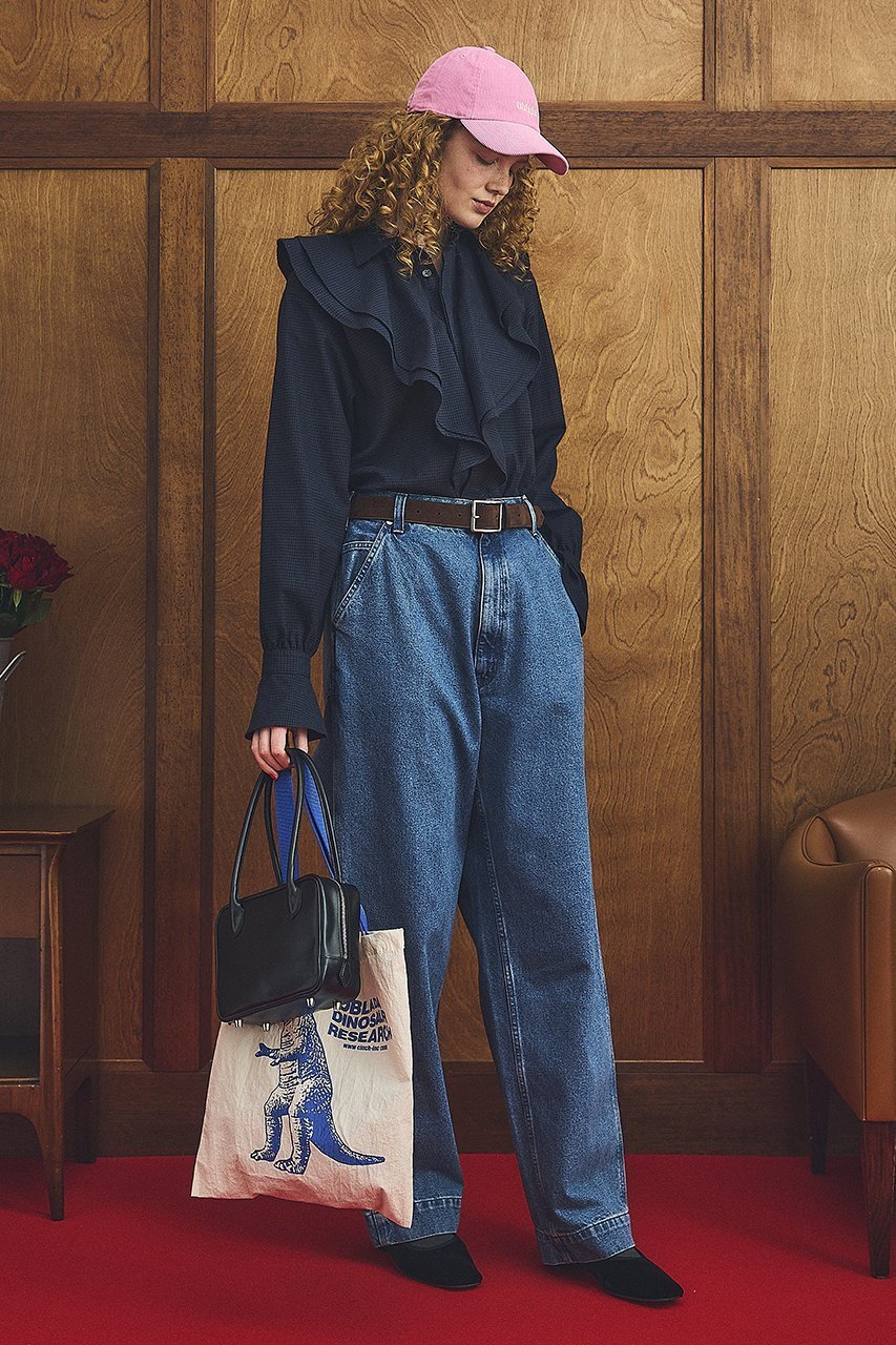 【オブラダ/Oblada】のラッフルシャツ(CHECK) 人気、トレンドファッション・服の通販 founy(ファニー) 　ファッション　Fashion　レディースファッション　Fashion for Women　トップス・カットソー　Cut & Sew Tops　シャツ・ブラウス・オフィスカジュアル　Elegant Blouses & Button-Ups　スリーブ　Sleeve, Long Sleeve / Short Sleeve　バランス　Balance, Style Balance　ラッフル　Ruffle, Frill　ロング　Long, Long-Length　other-7|ID: prp329100004621206 ipo3291000000033356669
