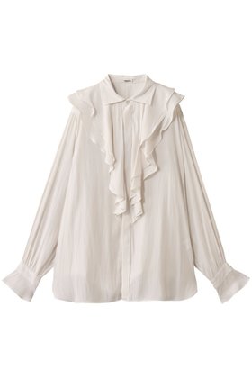 【オブラダ/Oblada】 ラッフルシャツ(PLAIN)人気、トレンドファッション・服の通販 founy(ファニー) ファッション Fashion レディースファッション Fashion for Women トップス・カットソー Cut & Sew Tops シャツ・ブラウス・オフィスカジュアル Elegant Blouses & Button-Ups 2025年 2025 2025-2026秋冬・A/W Autumn/Winter 2025–26 AW25–26 スリーブ Sleeve, Long Sleeve / Short Sleeve ラッフル Ruffle, Frill ロング Long, Long-Length エレガント 上品 Elegant A/W・秋冬 Autumn/Winter |ID:prp329100004621208