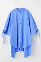 【エンフォルド/ENFOLD】のNOTE SH/シャツ 人気、トレンドファッション・服の通販 founy(ファニー) ファッション Fashion レディースファッション Fashion for Women トップス・カットソー Cut & Sew Tops シャツ・ブラウス・オフィスカジュアル Elegant Blouses & Button-Ups スリット Slit, Slit Detail スリーブ Sleeve, Long Sleeve / Short Sleeve ドレープ Drape, Draping Fabric ラウンド Round, Round Neck ロング Long, Long-Length 今季 This Season, Current Season 再入荷 Restock / Back in Stock thumbnail ライトブルー|ID: prp329100004621214 ipo3291000000033155321