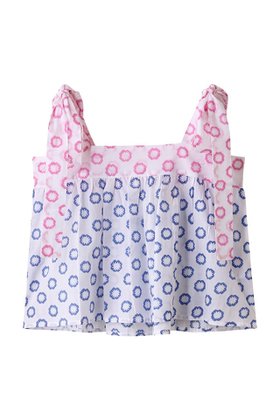 【エスゼット ブロックプリント/SZ Blockprints】 EMMA TANK DAFFODIL リボンショルダーブラウス人気、トレンドファッション・服の通販 founy(ファニー) ファッション Fashion レディースファッション Fashion for Women トップス・カットソー Cut & Sew Tops キャミソール&ノースリーブ Camisoles & Sleeveless Tops シャツ・ブラウス・オフィスカジュアル Elegant Blouses & Button-Ups 2025年 2025 2025-2026秋冬・A/W Autumn/Winter 2025–26 AW25–26 クロップド Cropped, Short Length ショルダー Shoulder, Shoulder Strap デニム Denim, Jeans Material ノースリーブ Sleeveless, No-Sleeve ボトム Bottoms, Lower Wear マキシ Maxi, Full Length ミックス Mix, Mixed Style リゾート Resort, Vacation Style リネン Linen, Linen Fabric リボン Ribbon, Bow A/W・秋冬 Autumn/Winter |ID:prp329100004621217