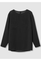 【アナイ/ANAYI】のトリアセボイルポケットTブラウス ブラック|ID: prp329100004621220 ipo3291000000034988675