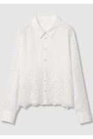 【アナイ/ANAYI】のカットワークレースコットンシャツ 人気、トレンドファッション・服の通販 founy(ファニー) ファッション Fashion レディースファッション Fashion for Women トップス・カットソー Cut & Sew Tops シャツ・ブラウス・オフィスカジュアル Elegant Blouses & Button-Ups コンビ Combo, Combination Style スリーブ Sleeve, Long Sleeve / Short Sleeve ドッキング Docking, Mixed Material バランス Balance, Style Balance レース Lace, Lace Fabric ロング Long, Long-Length エレガント 上品 Elegant |ID:prp329100004621222