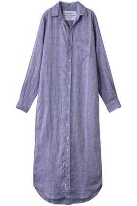 【フランク&アイリーン/Frank&Eileen】 RORY イタリアンリネン ブルー ロングシャツ人気、トレンドファッション・服の通販 founy(ファニー) ファッション Fashion レディースファッション Fashion for Women トップス・カットソー Cut & Sew Tops シャツ・ブラウス・オフィスカジュアル Elegant Blouses & Button-Ups シンプル Simple, Minimal スリーブ Sleeve, Long Sleeve / Short Sleeve リゾート Resort, Vacation Style リネン Linen, Linen Fabric ロング Long, Long-Length |ID:prp329100004621225