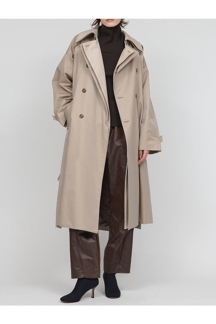 【イロット/IIROT】のハイ カウント コットン トレンチ コート 人気、トレンドファッション・服の通販 founy(ファニー) 　ファッション　Fashion　レディースファッション　Fashion for Women　アウター　Coat / Outerwear Collection　コート・ロングコート・ピーコート　Long Coats, Peacoats & More　トレンチコート / 春秋の定番アウター　Trench Coats　トレンチ　Trench, Trench Coat　モダン　Modern, Contemporary　ロング　Long, Long-Length　定番　Standard, Basic Item　other-8|ID: prp329100004621226 ipo3291000000033155420