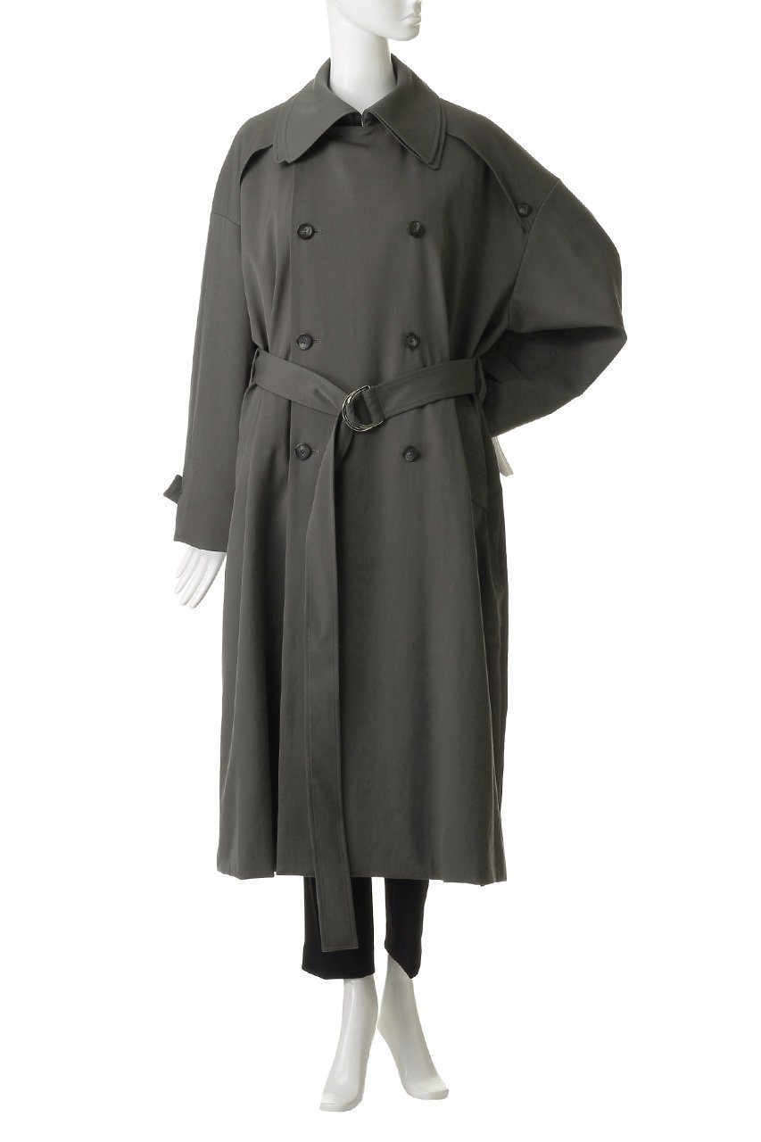 【イロット/IIROT】のギャバジン トレンチ コート 人気、トレンドファッション・服の通販 founy(ファニー) 　ファッション　Fashion　レディースファッション　Fashion for Women　アウター　Coat / Outerwear Collection　コート・ロングコート・ピーコート　Long Coats, Peacoats & More　トレンチコート / 春秋の定番アウター　Trench Coats　なめらか　Smooth, Silky Texture　トレンチ　Trench, Trench Coat　ロング　Long, Long-Length　other-2|ID: prp329100004621228 ipo3291000000033155423