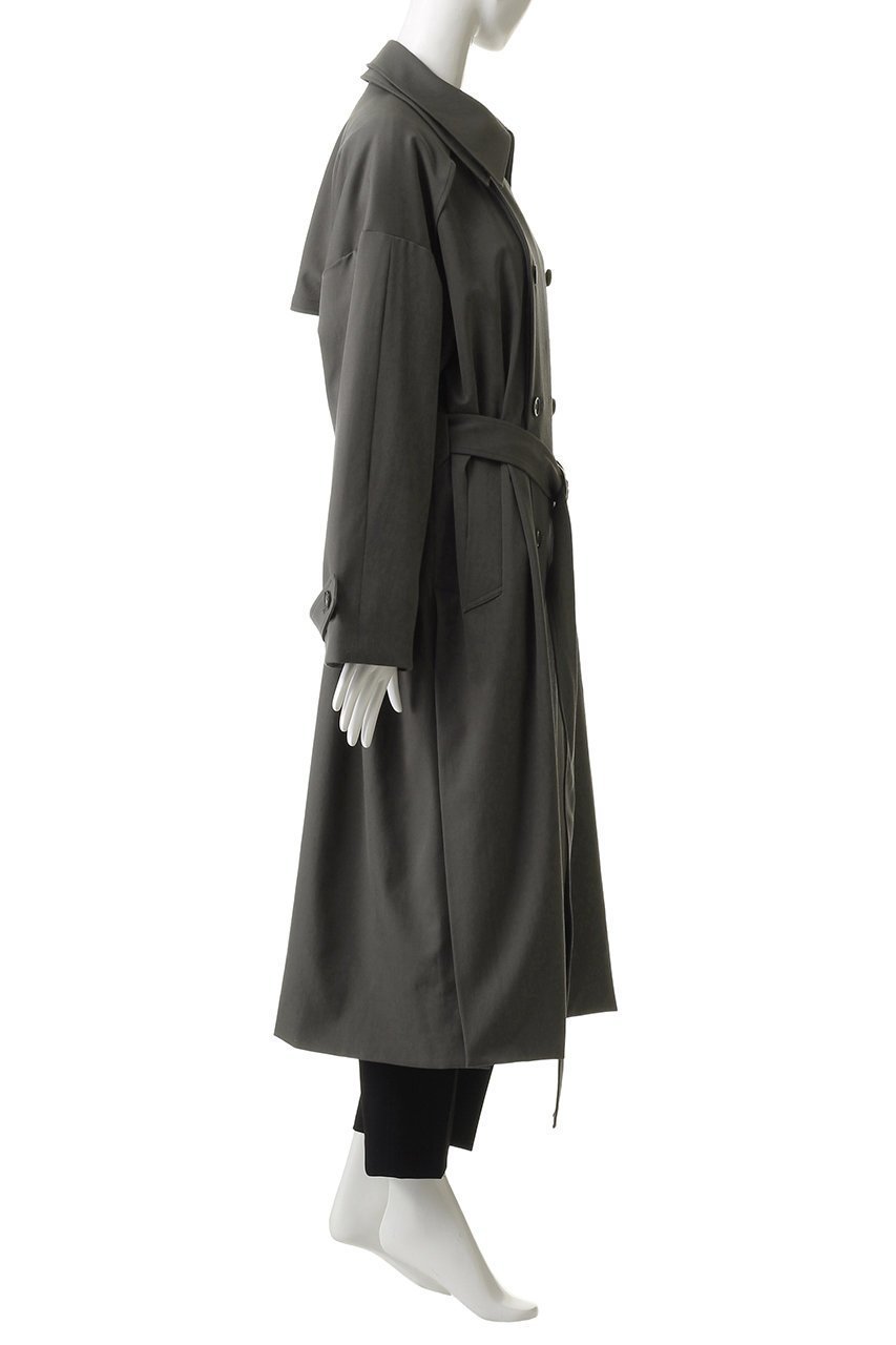 【イロット/IIROT】のギャバジン トレンチ コート 人気、トレンドファッション・服の通販 founy(ファニー) 　ファッション　Fashion　レディースファッション　Fashion for Women　アウター　Coat / Outerwear Collection　コート・ロングコート・ピーコート　Long Coats, Peacoats & More　トレンチコート / 春秋の定番アウター　Trench Coats　なめらか　Smooth, Silky Texture　トレンチ　Trench, Trench Coat　ロング　Long, Long-Length　other-3|ID: prp329100004621228 ipo3291000000033155424