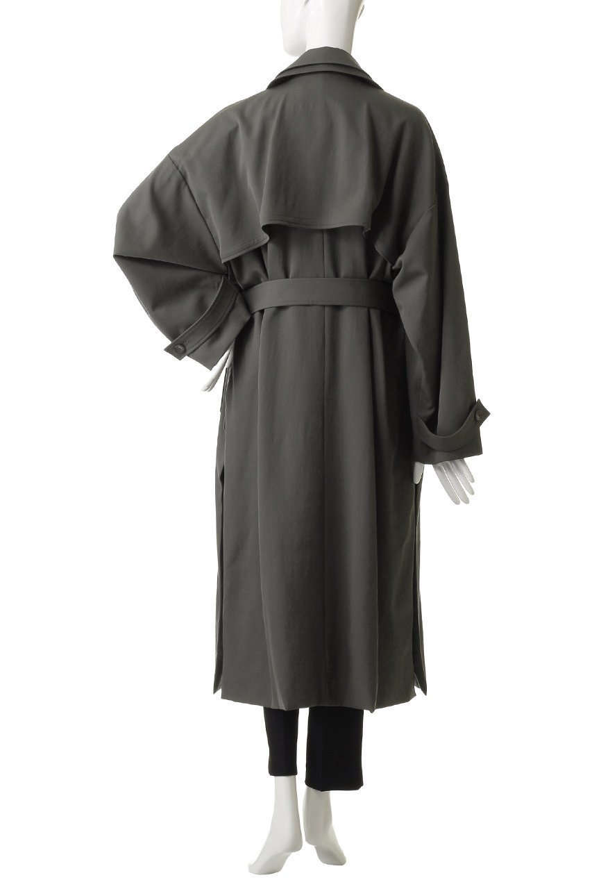 【イロット/IIROT】のギャバジン トレンチ コート 人気、トレンドファッション・服の通販 founy(ファニー) 　ファッション　Fashion　レディースファッション　Fashion for Women　アウター　Coat / Outerwear Collection　コート・ロングコート・ピーコート　Long Coats, Peacoats & More　トレンチコート / 春秋の定番アウター　Trench Coats　なめらか　Smooth, Silky Texture　トレンチ　Trench, Trench Coat　ロング　Long, Long-Length　other-4|ID: prp329100004621228 ipo3291000000033155425