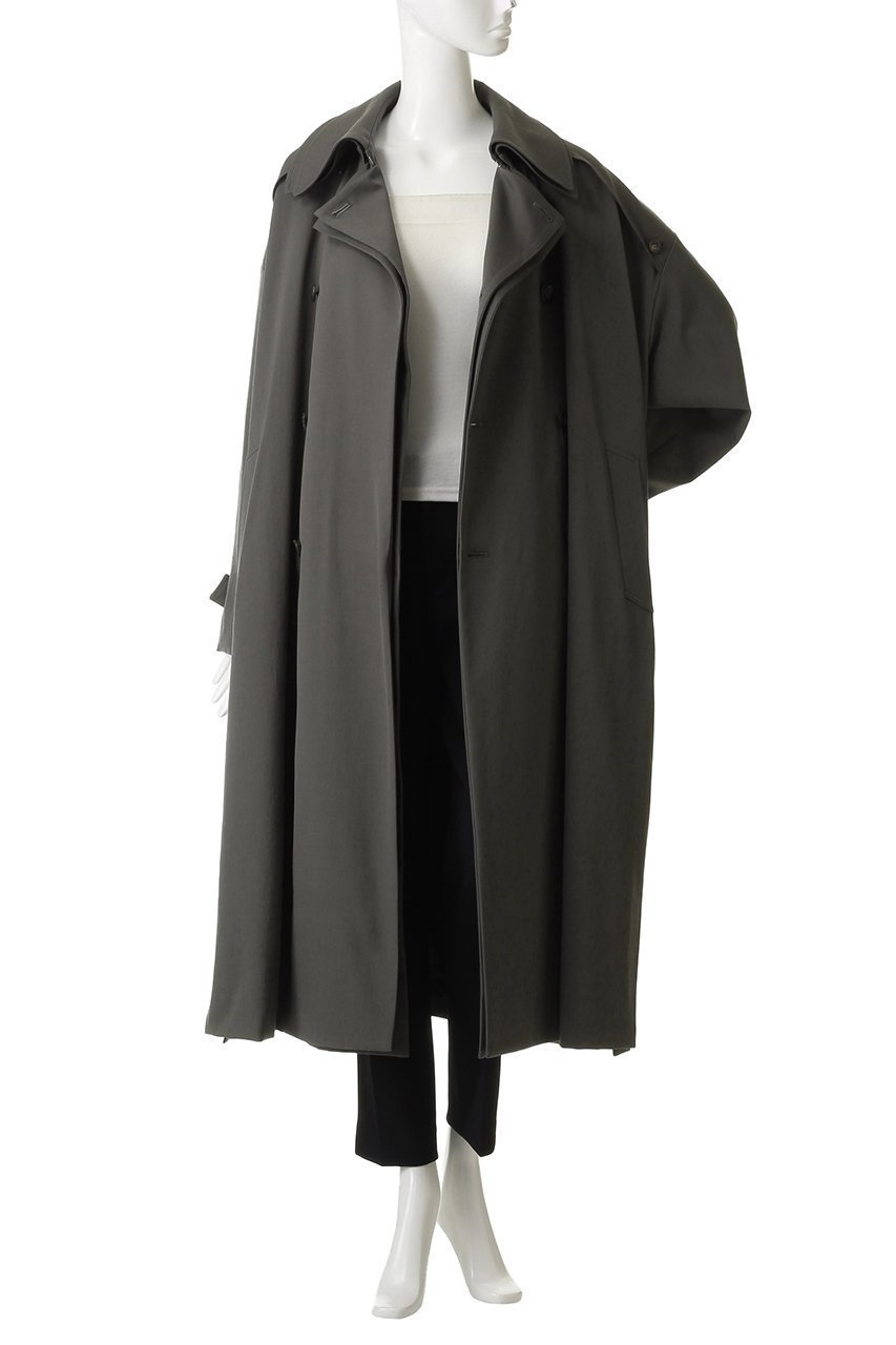 【イロット/IIROT】のギャバジン トレンチ コート 人気、トレンドファッション・服の通販 founy(ファニー) 　ファッション　Fashion　レディースファッション　Fashion for Women　アウター　Coat / Outerwear Collection　コート・ロングコート・ピーコート　Long Coats, Peacoats & More　トレンチコート / 春秋の定番アウター　Trench Coats　なめらか　Smooth, Silky Texture　トレンチ　Trench, Trench Coat　ロング　Long, Long-Length　other-7|ID: prp329100004621228 ipo3291000000033155431