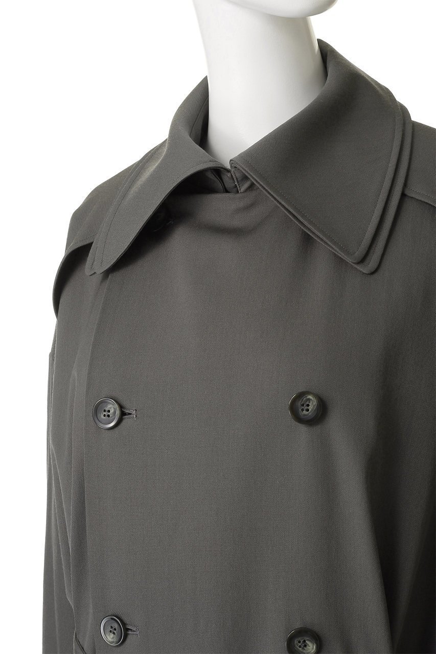 【イロット/IIROT】のギャバジン トレンチ コート 人気、トレンドファッション・服の通販 founy(ファニー) 　ファッション　Fashion　レディースファッション　Fashion for Women　アウター　Coat / Outerwear Collection　コート・ロングコート・ピーコート　Long Coats, Peacoats & More　トレンチコート / 春秋の定番アウター　Trench Coats　なめらか　Smooth, Silky Texture　トレンチ　Trench, Trench Coat　ロング　Long, Long-Length　other-5|ID: prp329100004621228 ipo3291000000035496180