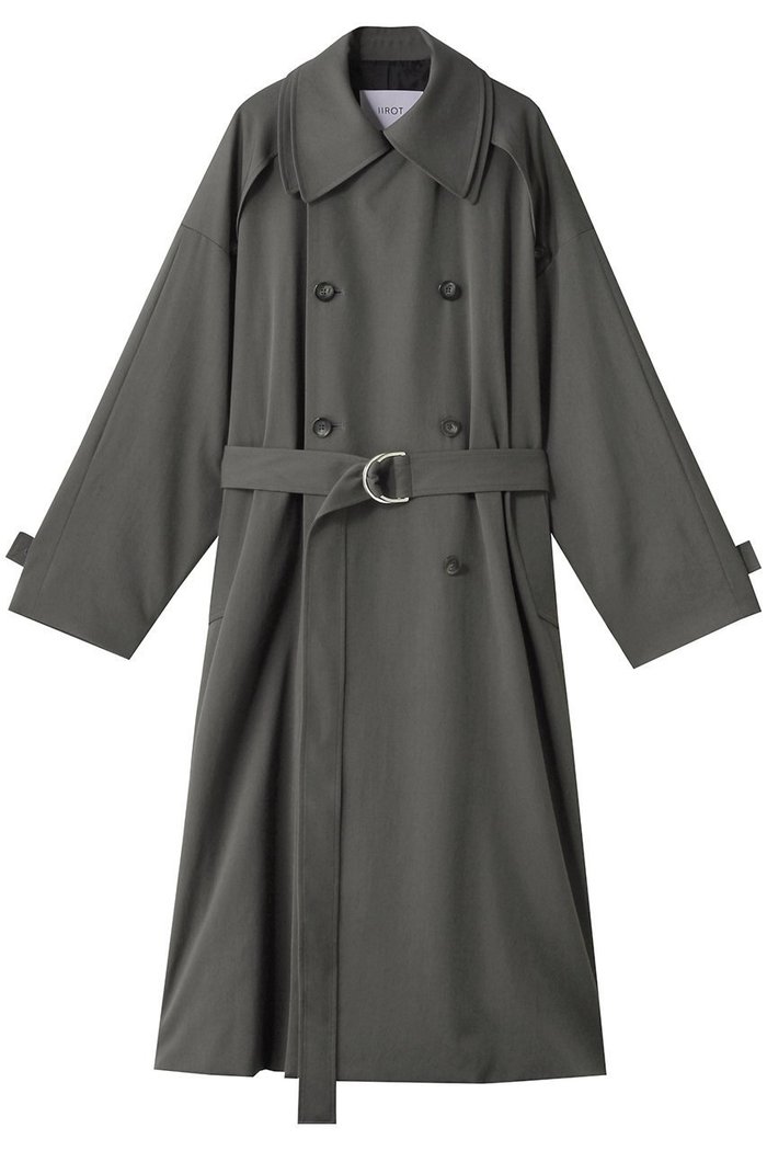 【イロット/IIROT】のギャバジン トレンチ コート インテリア・キッズ・メンズ・レディースファッション・服の通販 founy(ファニー) https://founy.com/ ファッション Fashion レディースファッション Fashion for Women アウター Coat / Outerwear Collection コート・ロングコート・ピーコート Long Coats, Peacoats & More トレンチコート / 春秋の定番アウター Trench Coats なめらか Smooth, Silky Texture トレンチ Trench, Trench Coat ロング Long, Long-Length |ID: prp329100004621228 ipo3291000000035582388
