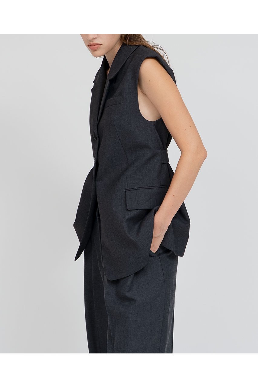 【イロット/IIROT】のウール ブレンド ベスト 人気、トレンドファッション・服の通販 founy(ファニー) 　ファッション　Fashion　レディースファッション　Fashion for Women　アウター　Coat / Outerwear Collection　レディースジャケット・軽アウター　Jackets　2025年　2025　2025-2026秋冬・A/W　Autumn/Winter 2025–26 AW25–26　ジャケット　Jacket, Outerwear　バランス　Balance, Style Balance　ベスト　Vest, Waistcoat　ボトム　Bottoms, Lower Wear　A/W・秋冬　Autumn/Winter　other-7|ID: prp329100004621230 ipo3291000000033155446