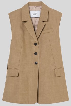 【イロット/IIROT】 ウール ブレンド ベスト人気、トレンドファッション・服の通販 founy(ファニー) ファッション Fashion レディースファッション Fashion for Women アウター Coat / Outerwear Collection レディースジャケット・軽アウター Jackets ジャケット Jacket, Outerwear バランス Balance, Style Balance ベスト Vest, Waistcoat ボトム Bottoms, Lower Wear |ID:prp329100004621230