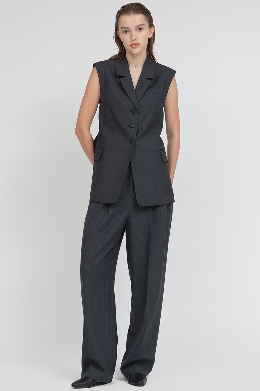 【イロット/IIROT】のウール ブレンド ベスト 人気、トレンドファッション・服の通販 founy(ファニー) 　ファッション　Fashion　レディースファッション　Fashion for Women　アウター　Coat / Outerwear Collection　レディースジャケット・軽アウター　Jackets　ジャケット　Jacket, Outerwear　バランス　Balance, Style Balance　ベスト　Vest, Waistcoat　ボトム　Bottoms, Lower Wear　other-5|ID: prp329100004621230 ipo3291000000035496196