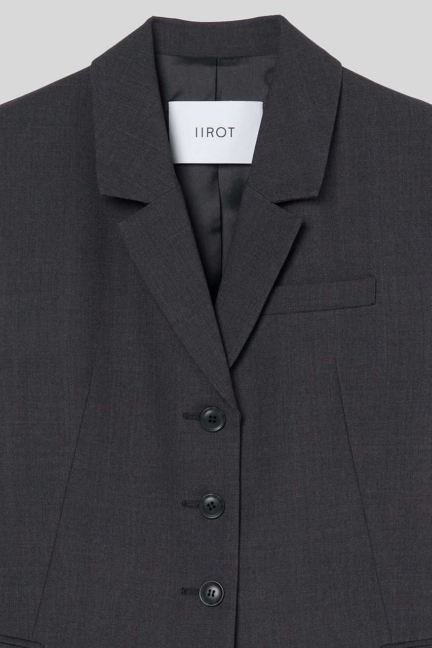 【イロット/IIROT】のウール ブレンド ベスト 人気、トレンドファッション・服の通販 founy(ファニー) 　ファッション　Fashion　レディースファッション　Fashion for Women　アウター　Coat / Outerwear Collection　レディースジャケット・軽アウター　Jackets　ジャケット　Jacket, Outerwear　バランス　Balance, Style Balance　ベスト　Vest, Waistcoat　ボトム　Bottoms, Lower Wear　other-3|ID: prp329100004621230 ipo3291000000035964931