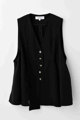 【エンフォルド/ENFOLD】のFLARE VEST/ベスト 人気、トレンドファッション・服の通販 founy(ファニー) ファッション Fashion レディースファッション Fashion for Women アウター Coat / Outerwear Collection レディースジャケット・軽アウター Jackets おすすめ Recommended / Our Picks アシンメトリー Asymmetrical Style カッティング Cutting Detail ジャケット Jacket, Outerwear セットアップ Set-Up, Coordinated Outfit ドレープ Drape, Draping Fabric フレア Flare, Flared ベスト Vest, Waistcoat 再入荷 Restock / Back in Stock |ID:prp329100004621235