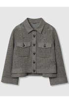 【アナイ/ANAYI】のハードカラミステンカラーブルゾン グレー|ID: prp329100004621239 ipo3291000000035964955