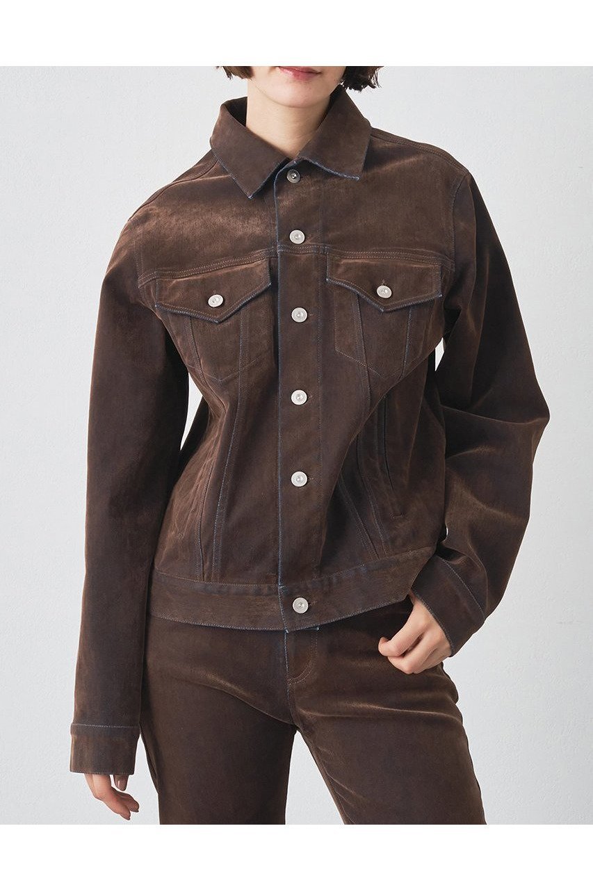 【ウィムガゼット/Whim Gazette】のデニムフロッキーGジャン 人気、トレンドファッション・服の通販 founy(ファニー) 　ファッション　Fashion　レディースファッション　Fashion for Women　アウター　Coat / Outerwear Collection　レディースジャケット・軽アウター　Jackets　2025年　2025　2025-2026秋冬・A/W　Autumn/Winter 2025–26 AW25–26　おすすめ　Recommended / Our Picks　クール　Cool, Chic　ジャケット　Jacket, Outerwear　ストレッチ　Stretch, Stretchy Fabric　セットアップ　Set-Up, Coordinated Outfit　デニム　Denim, Jeans Material　ビンテージ　Vintage, Retro Style　ヴィンテージ　Vintage Style　秋　Autumn　A/W・秋冬　Autumn/Winter　other-2|ID: prp329100004621241 ipo3291000000033155507