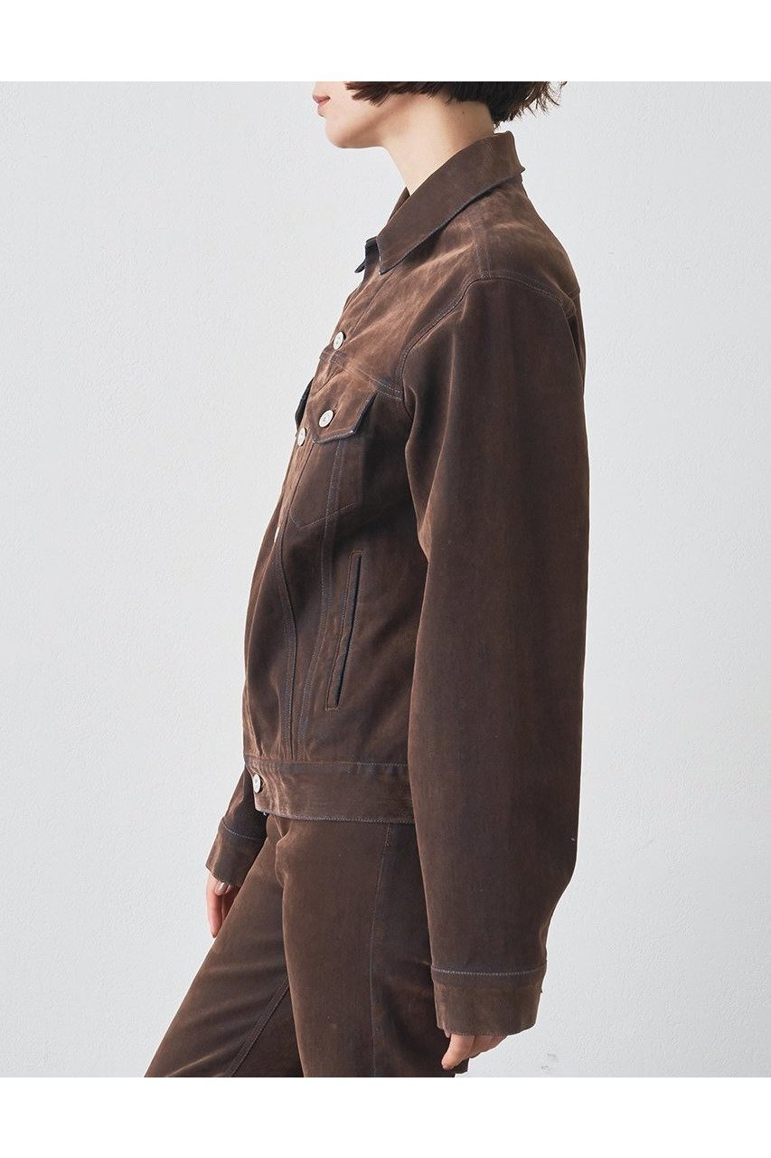 【ウィムガゼット/Whim Gazette】のデニムフロッキーGジャン 人気、トレンドファッション・服の通販 founy(ファニー) 　ファッション　Fashion　レディースファッション　Fashion for Women　アウター　Coat / Outerwear Collection　レディースジャケット・軽アウター　Jackets　2025年　2025　2025-2026秋冬・A/W　Autumn/Winter 2025–26 AW25–26　おすすめ　Recommended / Our Picks　クール　Cool, Chic　ジャケット　Jacket, Outerwear　ストレッチ　Stretch, Stretchy Fabric　セットアップ　Set-Up, Coordinated Outfit　デニム　Denim, Jeans Material　ビンテージ　Vintage, Retro Style　ヴィンテージ　Vintage Style　秋　Autumn　A/W・秋冬　Autumn/Winter　other-3|ID: prp329100004621241 ipo3291000000033155509