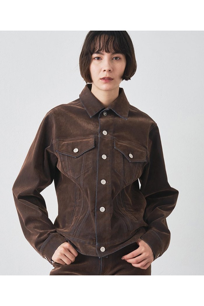 【ウィムガゼット/Whim Gazette】のデニムフロッキーGジャン インテリア・キッズ・メンズ・レディースファッション・服の通販 founy(ファニー) https://founy.com/ ファッション Fashion レディースファッション Fashion for Women アウター Coat / Outerwear Collection レディースジャケット・軽アウター Jackets おすすめ Recommended / Our Picks クール Cool, Chic ジャケット Jacket, Outerwear ストレッチ Stretch, Stretchy Fabric セットアップ Set-Up, Coordinated Outfit デニム Denim, Jeans Material ビンテージ Vintage, Retro Style ヴィンテージ Vintage Style 秋 Autumn |ID: prp329100004621241 ipo3291000000035375516