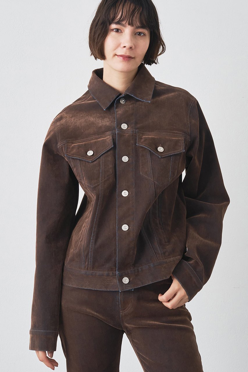 【ウィムガゼット/Whim Gazette】のデニムフロッキーGジャン 人気、トレンドファッション・服の通販 founy(ファニー) 　ファッション　Fashion　レディースファッション　Fashion for Women　アウター　Coat / Outerwear Collection　レディースジャケット・軽アウター　Jackets　おすすめ　Recommended / Our Picks　クール　Cool, Chic　ジャケット　Jacket, Outerwear　ストレッチ　Stretch, Stretchy Fabric　セットアップ　Set-Up, Coordinated Outfit　デニム　Denim, Jeans Material　ビンテージ　Vintage, Retro Style　ヴィンテージ　Vintage Style　秋　Autumn　other-2|ID: prp329100004621241 ipo3291000000035375519