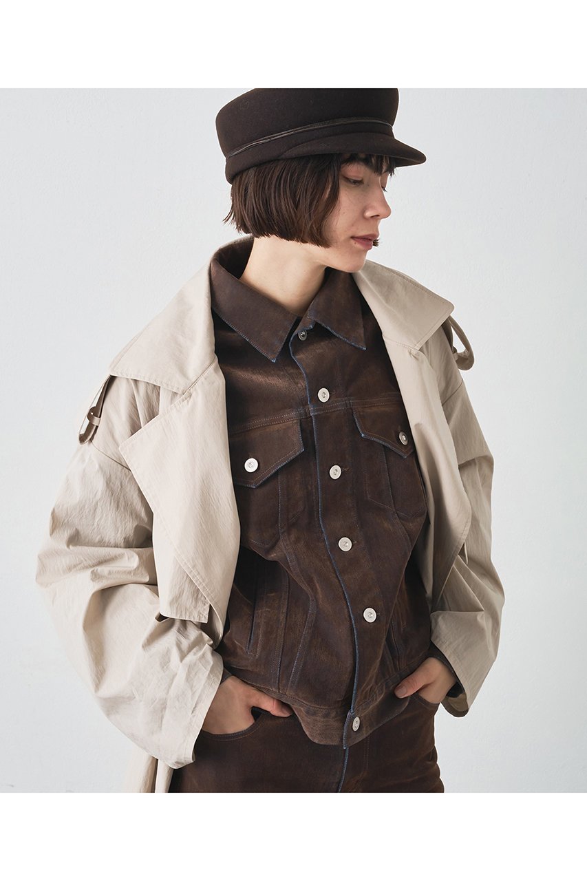 【ウィムガゼット/Whim Gazette】のデニムフロッキーGジャン 人気、トレンドファッション・服の通販 founy(ファニー) 　ファッション　Fashion　レディースファッション　Fashion for Women　アウター　Coat / Outerwear Collection　レディースジャケット・軽アウター　Jackets　おすすめ　Recommended / Our Picks　クール　Cool, Chic　ジャケット　Jacket, Outerwear　ストレッチ　Stretch, Stretchy Fabric　セットアップ　Set-Up, Coordinated Outfit　デニム　Denim, Jeans Material　ビンテージ　Vintage, Retro Style　ヴィンテージ　Vintage Style　秋　Autumn　other-5|ID: prp329100004621241 ipo3291000000035375524