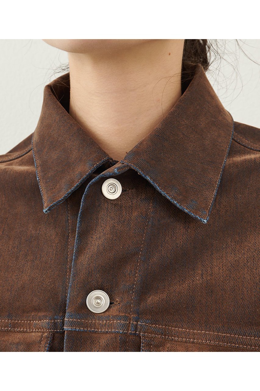 【ウィムガゼット/Whim Gazette】のデニムフロッキーGジャン 人気、トレンドファッション・服の通販 founy(ファニー) 　ファッション　Fashion　レディースファッション　Fashion for Women　アウター　Coat / Outerwear Collection　レディースジャケット・軽アウター　Jackets　おすすめ　Recommended / Our Picks　クール　Cool, Chic　ジャケット　Jacket, Outerwear　ストレッチ　Stretch, Stretchy Fabric　セットアップ　Set-Up, Coordinated Outfit　デニム　Denim, Jeans Material　ビンテージ　Vintage, Retro Style　ヴィンテージ　Vintage Style　秋　Autumn　other-7|ID: prp329100004621241 ipo3291000000035375529