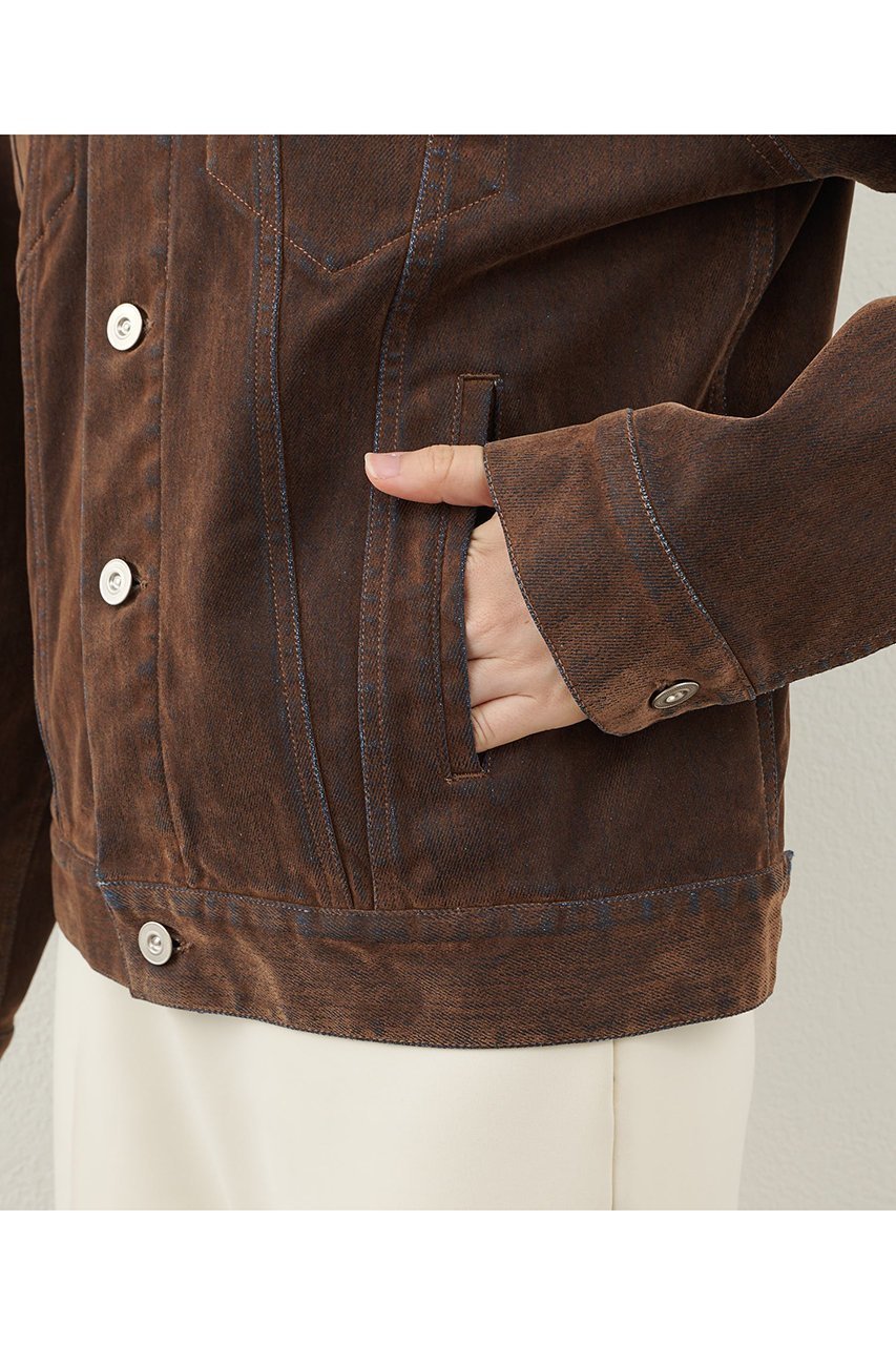 【ウィムガゼット/Whim Gazette】のデニムフロッキーGジャン 人気、トレンドファッション・服の通販 founy(ファニー) 　ファッション　Fashion　レディースファッション　Fashion for Women　アウター　Coat / Outerwear Collection　レディースジャケット・軽アウター　Jackets　おすすめ　Recommended / Our Picks　クール　Cool, Chic　ジャケット　Jacket, Outerwear　ストレッチ　Stretch, Stretchy Fabric　セットアップ　Set-Up, Coordinated Outfit　デニム　Denim, Jeans Material　ビンテージ　Vintage, Retro Style　ヴィンテージ　Vintage Style　秋　Autumn　other-8|ID: prp329100004621241 ipo3291000000035375531